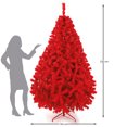 thumbnail image 2 of Arbol Navidad Pino Navideño NAVIPLASTIC ARTIFICIAL ROJO 220CM PREMIUM SIERRA, 2 of 2