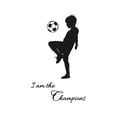thumbnail image 1 of TIELUTT I am the Wall Sticker Home DIY Art Vanity Room Decorations Flower Decals for Walls Peel and on Wall Tiles for Living Room Kitchen Wall Tiles Sticker Bathroom Wall Decals, 1 of 4