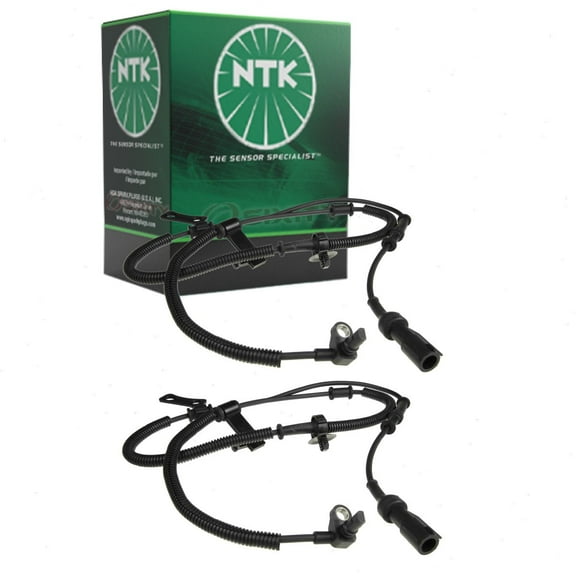 2 pc NTK Front ABS Wheel Speed Sensors compatible with Ford Explorer 2006-2010