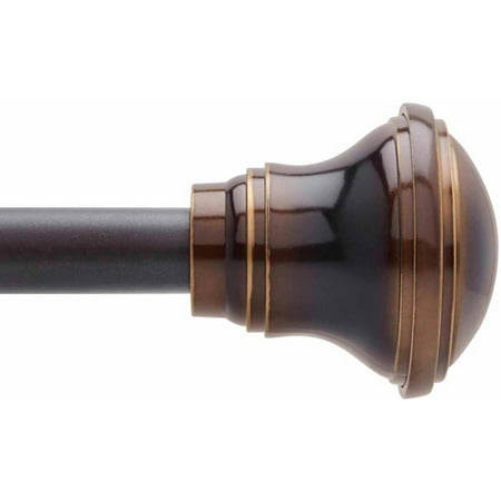 Curtains Ideas curtain rod walmart : Better Homes and Gardens Curtain Rod Set, Bronze, 1