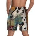 thumbnail image 2 of Lsque Mens Swim Trunks Abstract Dalmatian Art Pattern - Bathing Suit Compression Liner - Beach Swim Shorts Swimwear - (S-3XL) - Stretch Quick Dry -3X-Large, 2 of 9