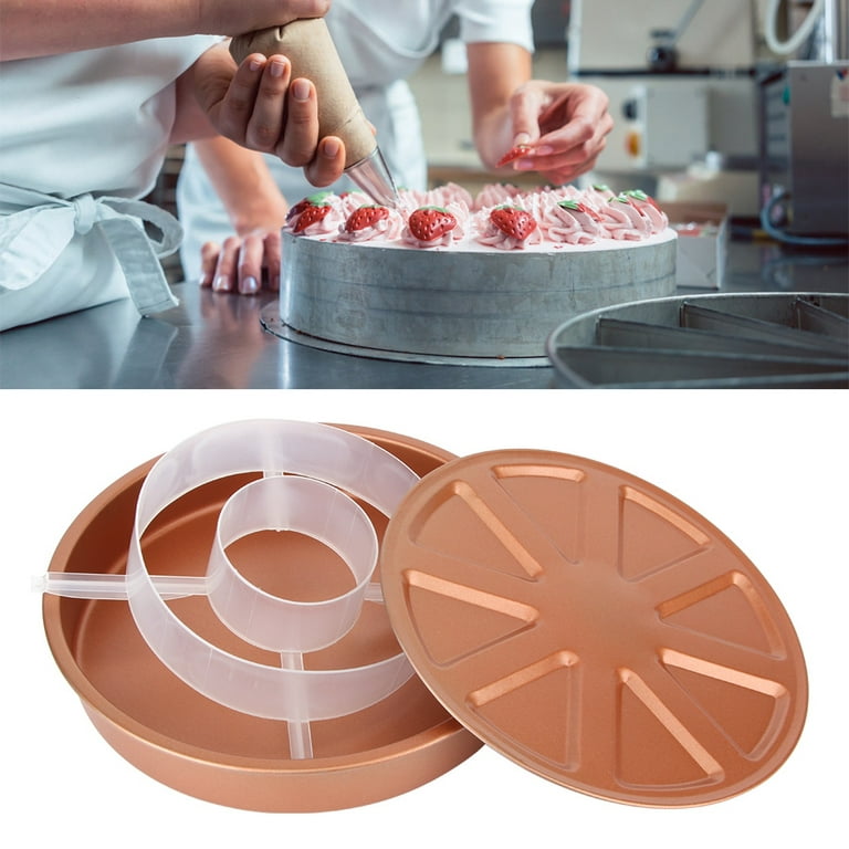 Non Stick Silicone Moulds Baking Pan Tools Round Shape Kitchen Bakeware for Baking  Muffin, Cookies, Cakes, Pudding 6, 8 and 9 IN 
