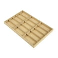 thumbnail image 1 of TISHITA Glasses Display Tray Durable Jewelry Organizer for Apartment Dresser Desktop Khaki 15 Grid Linen, 1 of 8