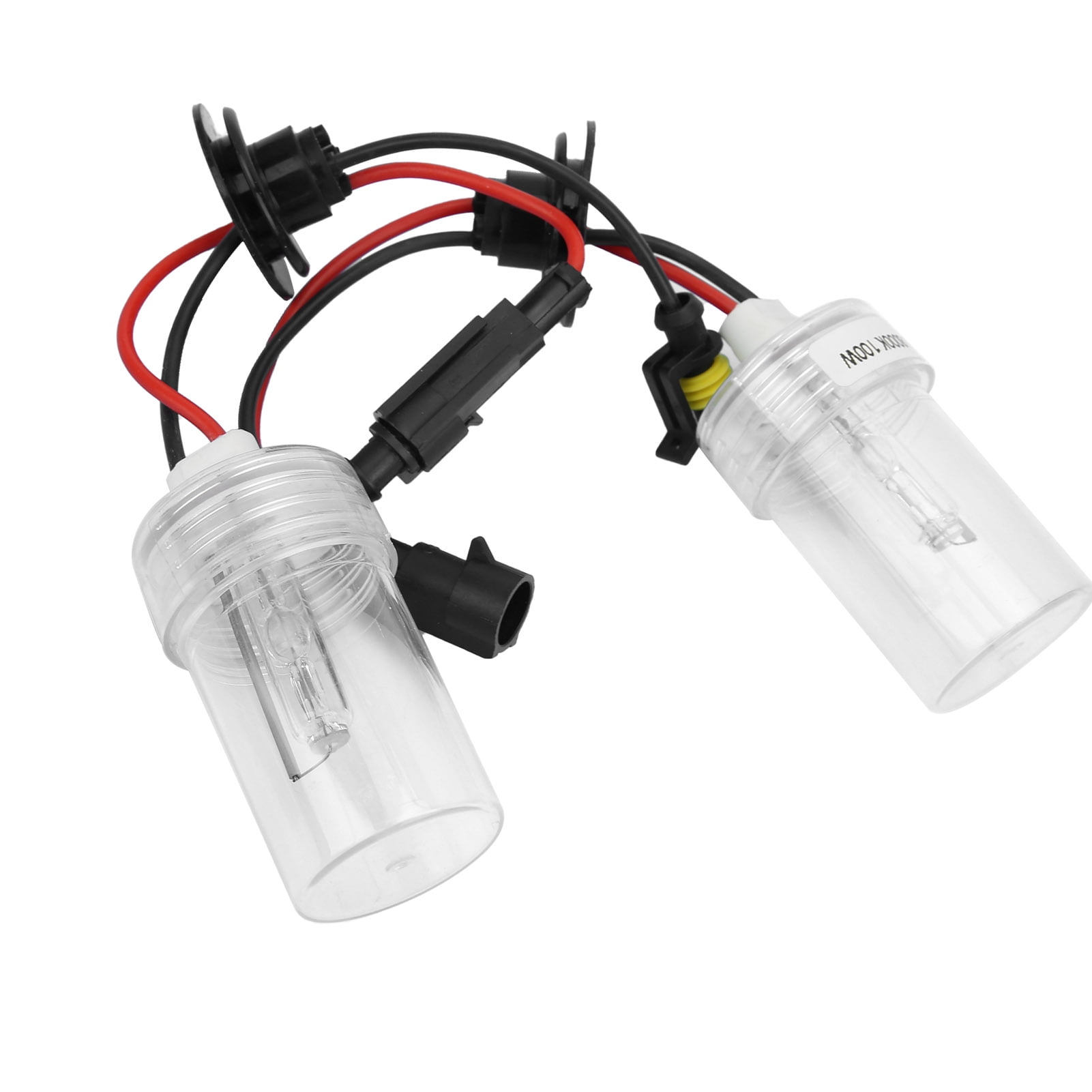 Wchiuoe Headlight Bulbs,2Pcs Headlight HID Bulb Xenon Lamp 100W 8000K 6800LM Socket Headlamp Accessory,HID Light Bulb