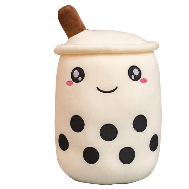 Muñeco de peluche de té de burbujas de 24/35/50/70 cm con cara sonriente
