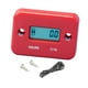 thumbnail image 4 of Contador de horas inductivo, impermeable, portátil, multifunción, para tractor, gasolina Rojo, 4 of 9