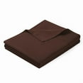 thumbnail image 2 of 900 Thread Count 100% Egyptian Cotton 3-Piece Flat Sheet (1 Flat + 2 Pillow Covers) Size Full XL Color Chocolate Solid, 2 of 5