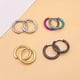 thumbnail image 4 of CHAO Pendientes de aro finos con colgante elegante y colorido de color sólido para mujeres y hombres, unisex, 8 mm, 4 of 5