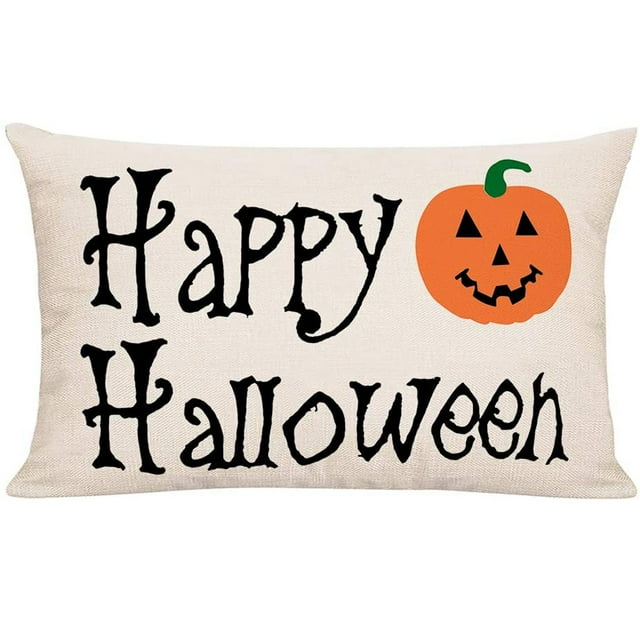 Hocus Pocus Decor Halloween Pillow Cover Happy Halloween Pumpkin