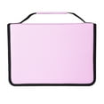 thumbnail image 1 of Lishi Large Capacity Pink PU Leather Pencil Case with Zipper and Long Handle, 1 of 8