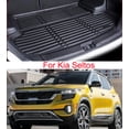 thumbnail image 1 of Car Leather Pad Liner Mat Tray Rear Trunk Floor Mat for Kia Seltos 2019-2024, 1 of 4
