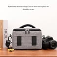 thumbnail image 3 of Minnieouse Bolso de hombro para cámara, funda para hombre, multirejillas, protección de viaje multifuncional, accesorios de fotografía Bolsas de mensajero y de hombro Gris Minnieouse AP018773-02B, 3 of 6