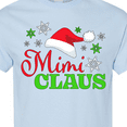 thumbnail image 4 of Inktastic Mimi Claus with Christmas Santa Hat and Snowflakes T-Shirt, 4 of 5