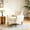 Beige, variant on Modern Accent Chair with Armrests, Fabric Upholstered Comfy Single Sofa with Solid Wood Leg for Living Room, Beige