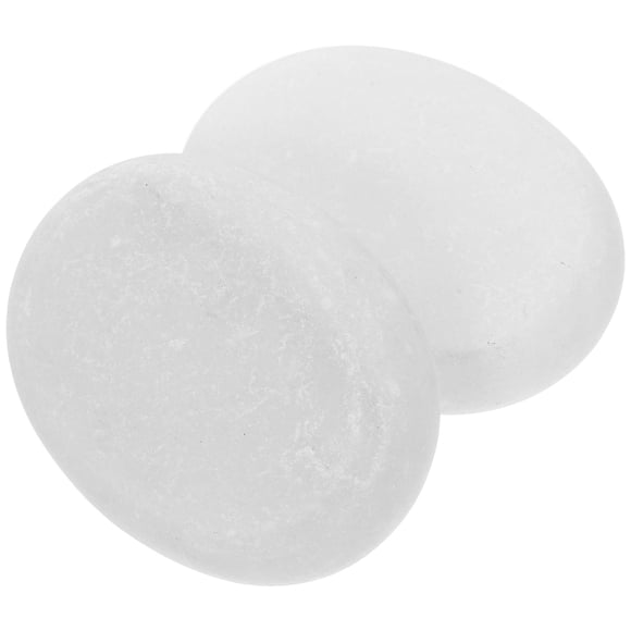 Miangastore 2pcs Handmade Marble Stone Set Hot Massage Stones Rock Spa Massagers Stones For Women Men