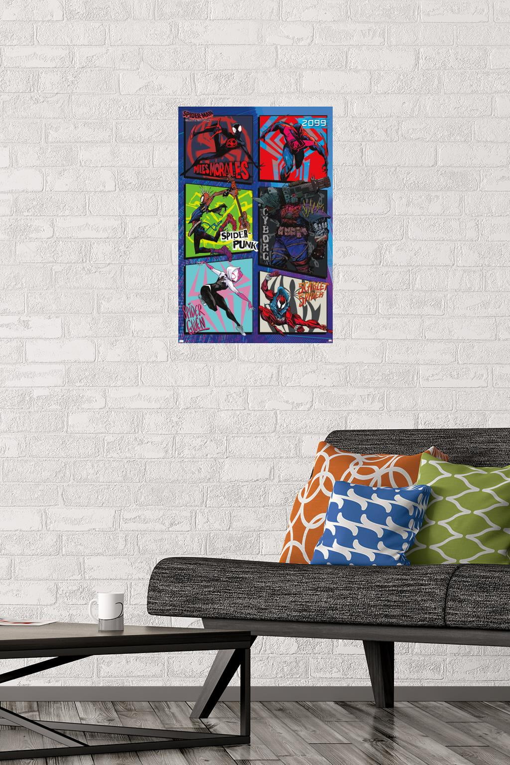 Marvel Spider-Man Across The Spider-Verse Lego Style Poster - Mugteeco