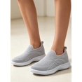 thumbnail image 5 of Women's Orthopedic Arch Support Wide Width Slip On Walking Shoes,Lightweight Breathable Non-Slip EVA Outsole Tennis Sneakers, 5 of 5