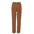 thumbnail image 5 of frariair ​High Waisted Cropped Dress Pants For Women Stretchy Work Wear With Side Pockets Professional Comfort Fit Slacks​ Brown, 5 of 5
