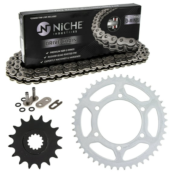 Niche Sprocket Chain Set for Yamaha FZ6 16/46T 520 O-Ring Motorcycle MK1004276
