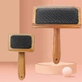 thumbnail image 3 of 2pcs Wool Carders, Wool Carding Comb, Hand Carders for Wool, Comb Bamboo Air Cushion Fur Rugs, 3 of 5