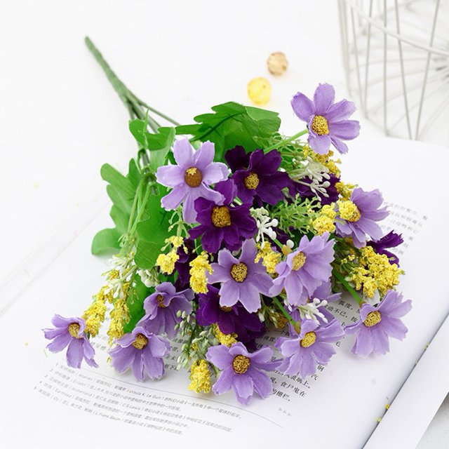 Wmool chrysanthem er bouquet, artificial ers, Valentine's ers Day