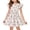Light pink, variant on Abcomgle Summer Dress for Girls 14-16 Casual A-Line Flutter Sleeve Tshirt Dresses Floral Print Pleated Crew Neck Swing Sundresses for 4-14t Kids,Pink