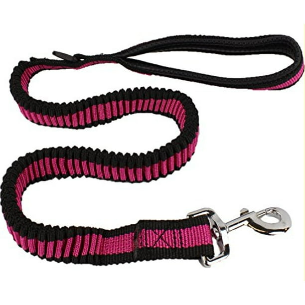Nylon Cord Bungee Stretch Dog Pet Leash with Comfort Handle by bogo