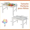 thumbnail image 3 of Mesa de actividades Infantil de Madera Costway 86,5 x 60 x 57 cm, 3 of 10