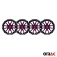 thumbnail image 3 of 16" Inch Hubcaps Wheel Rim Cover Black with Violet for Toyota RAV4 Set 4pcs, 3 of 9