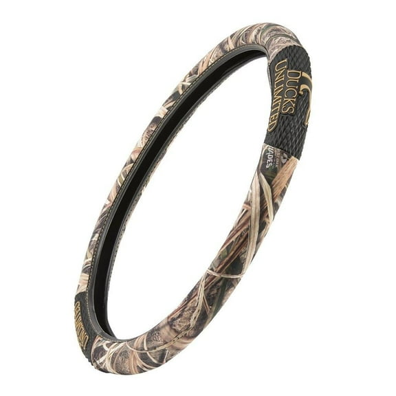 Ducks Unlimited Steering Wheel Cover 2-Grip Mossy Oak Blades Camo