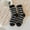 Black, variant on siminsem Women’s Winter Warm Long Tube Cotton Socks Christmas Print Mid Calf Stockings Windproof Thermal Knit Socks Cozy Fleece Lined Holiday Gift for Women Girls, Blue,One Size