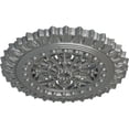 thumbnail image 3 of Ekena Millwork 18 1/2"OD x 7/8"ID x 1 1/2"P Sellek Ceiling Medallion (Fits Canopies up to 1 1/8"), Hand-Painted Silver, 3 of 5