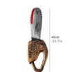 thumbnail image 3 of NovaStitch Halloween Plastic Toy Chainsaw Prop for Cosplay Party Stage Performance Halloween Decorations Costume Accessory Chainsaw for Cosplay Prop, 3 of 3