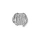 thumbnail image 1 of Aeropostale suéter de punto cortado con estampado de leopardo y manga para mujer, gris, mediano Aeropostale Tejer, 1 of 1