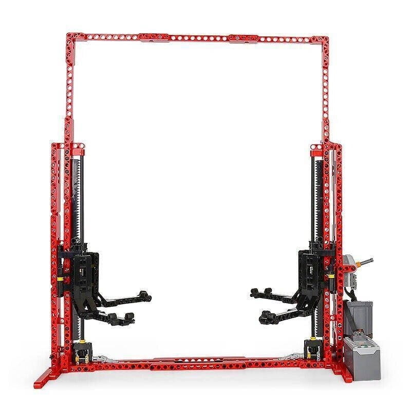 RC Motorized Car Lift MOC Building Blocks Sets Lifter DIY Model Bricks Toys Gift