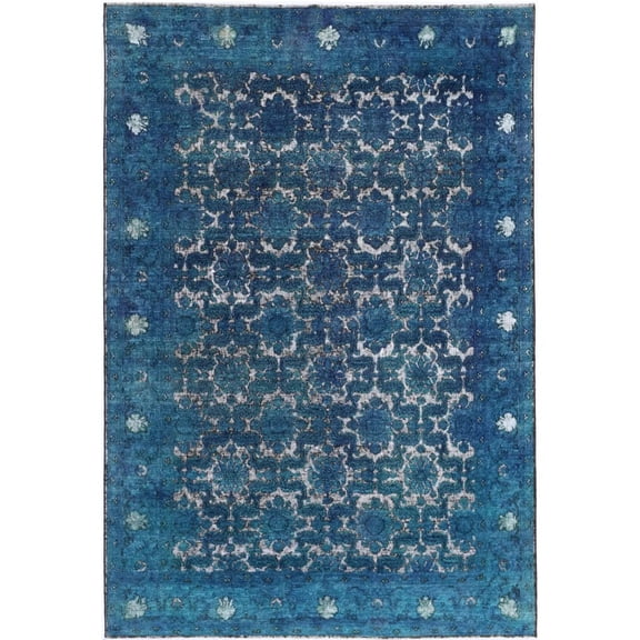 Hand Knotted Onyx Wool Rug - 5'9'' x 8'6''
