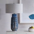 thumbnail image 4 of Uttermost Magellan Coastal Ceramic and Iron Table Lamp in Aged Indigo Blue, 4 of 8