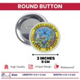 thumbnail image 2 of Round Button - State Seal Idaho - USA | Wearable Souvenir Pin, Travel Memorabilia, Collectible Accessory, 2 of 9
