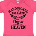 thumbnail image 4 of Inktastic Handpicked for Earth by My Nana in Heaven with Angel Wings Boys or Girls Baby Bodysuit, 4 of 5