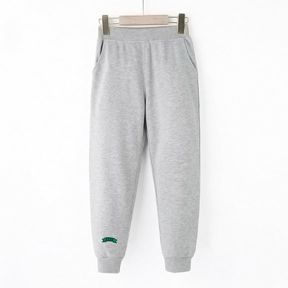 Toddler Sweatpants Grey Pants Kids Drawstring Pants With Pockets Boys Solid Pants Kids Pants Boys 8-9 Years