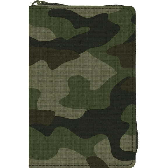 ESV Compact Bible (Canvas with Zipper, Camo Design), (Hardcover)