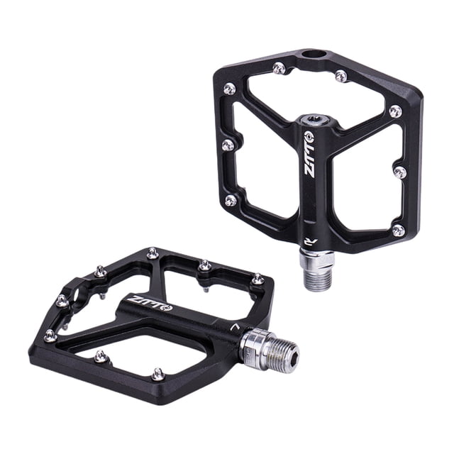 ZTTO JT07 1 par de 1 par de bicicletas Pedal de acero Axis 32 Picos de color sólido Pedales de bicicleta Ciclo de ciclismo al aire libre Accesorios Accesorios Negro Eigraketly OD002855-01B