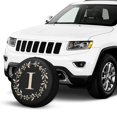 thumbnail image 2 of KAKALAD Classic monogram letter i Spare Tire Cover Weatherproof Universal Vehicle Accessories 15 Inch, 2 of 6