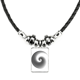 thumbnail image 1 of centro de rotación collar a mano colgante de cuerda de cuero Unbranded M, 1 of 3