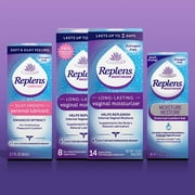 4 Pack - Replens Silky Smooth Personal Lubricant 2.7 oz (80 mL) Each