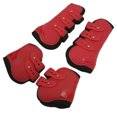 thumbnail image 4 of Horse Leg Protector, Front Hind Prevent Slip Open Straps Horse Jumping Boots Adjustable  For Equestrian Equipment, 4 of 8