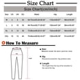 thumbnail image 3 of TRUBKH Thermal Pants Women Thick Joggers for Women Elastic Waist Pants for Women Fleece Joggers for Women Wide Leg Pants Cargo Pants Plaid Leggings for Women Red 2xl, 3 of 7