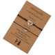 thumbnail image 3 of Mother Daughter Matching Bracelets Stainless Steel Round for Wrist Daily Outings 30x1.5cm 1Set, 3 of 3