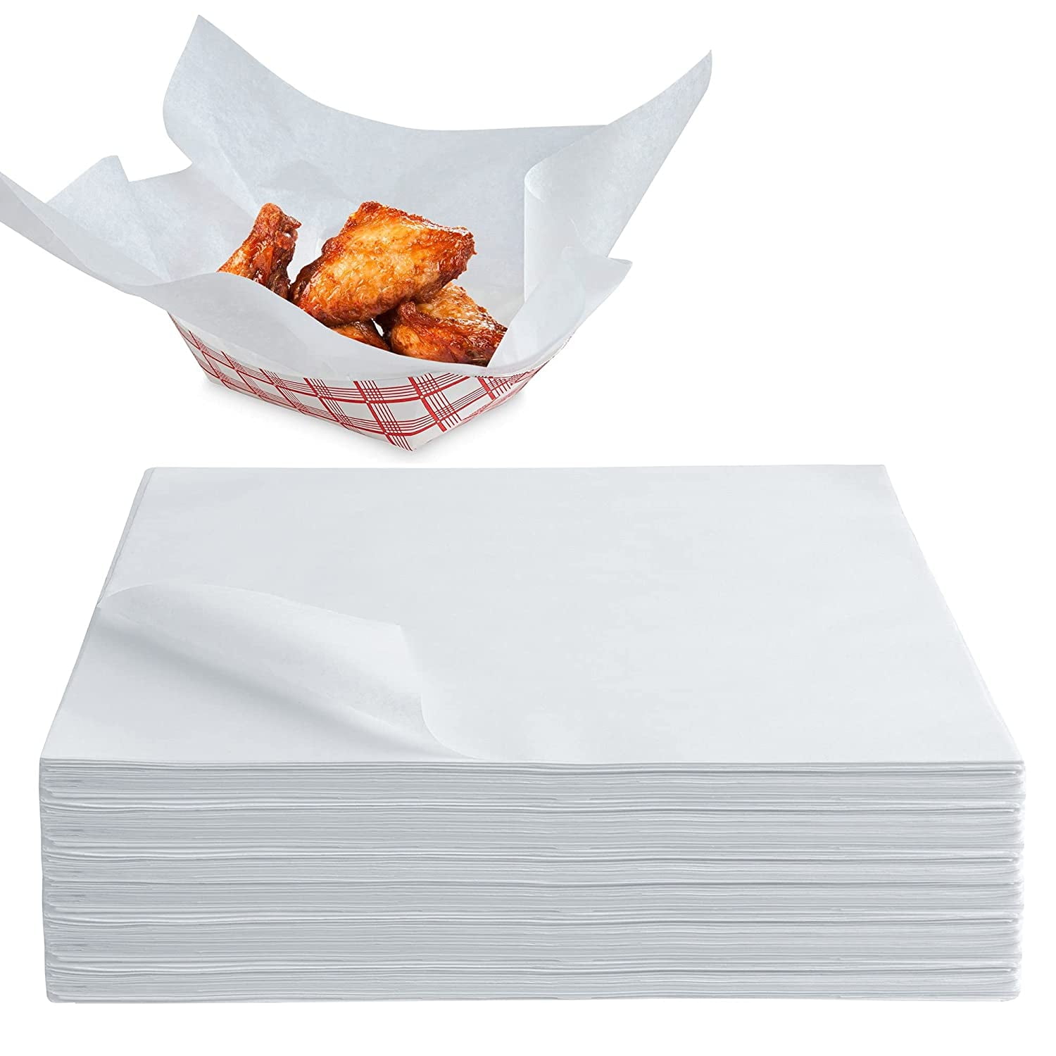 500 x White Paper Food Bags 12" x 12" Strung Sweets Fruit Sandwich 