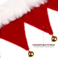 thumbnail image 3 of Pañuelo bandana navideño para mascotas con cascabeles, pañuelo triangular para el cuello para gatos y perros, accesorio para fiestas de disfraces de mascotas (Talla M), 3 of 7